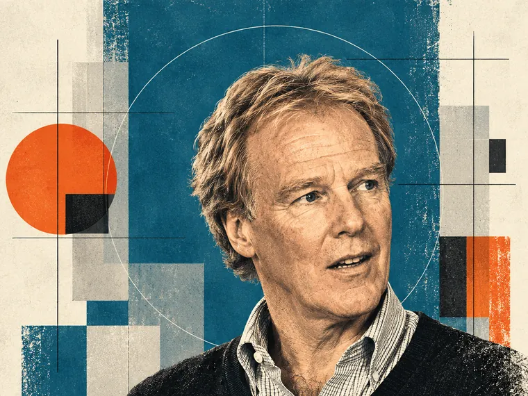 Retrato editorial de Peter M. Senge