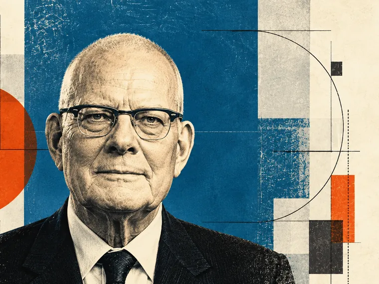 Retrato editorial de W. Edwards Deming