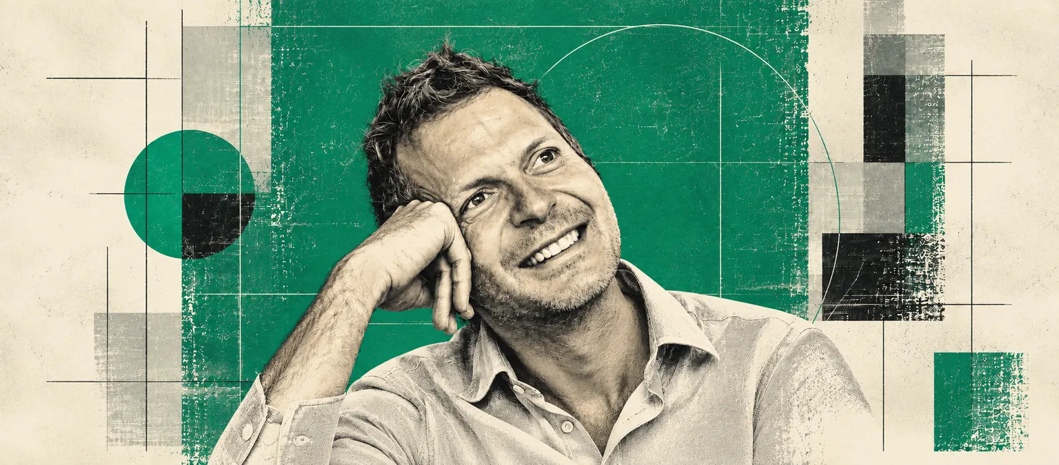 Retrato editorial de Frederic Laloux